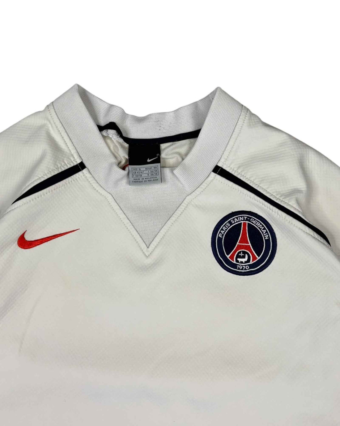 Vintage Nike x PSG Dry-Fit Crewneck | White | Size L