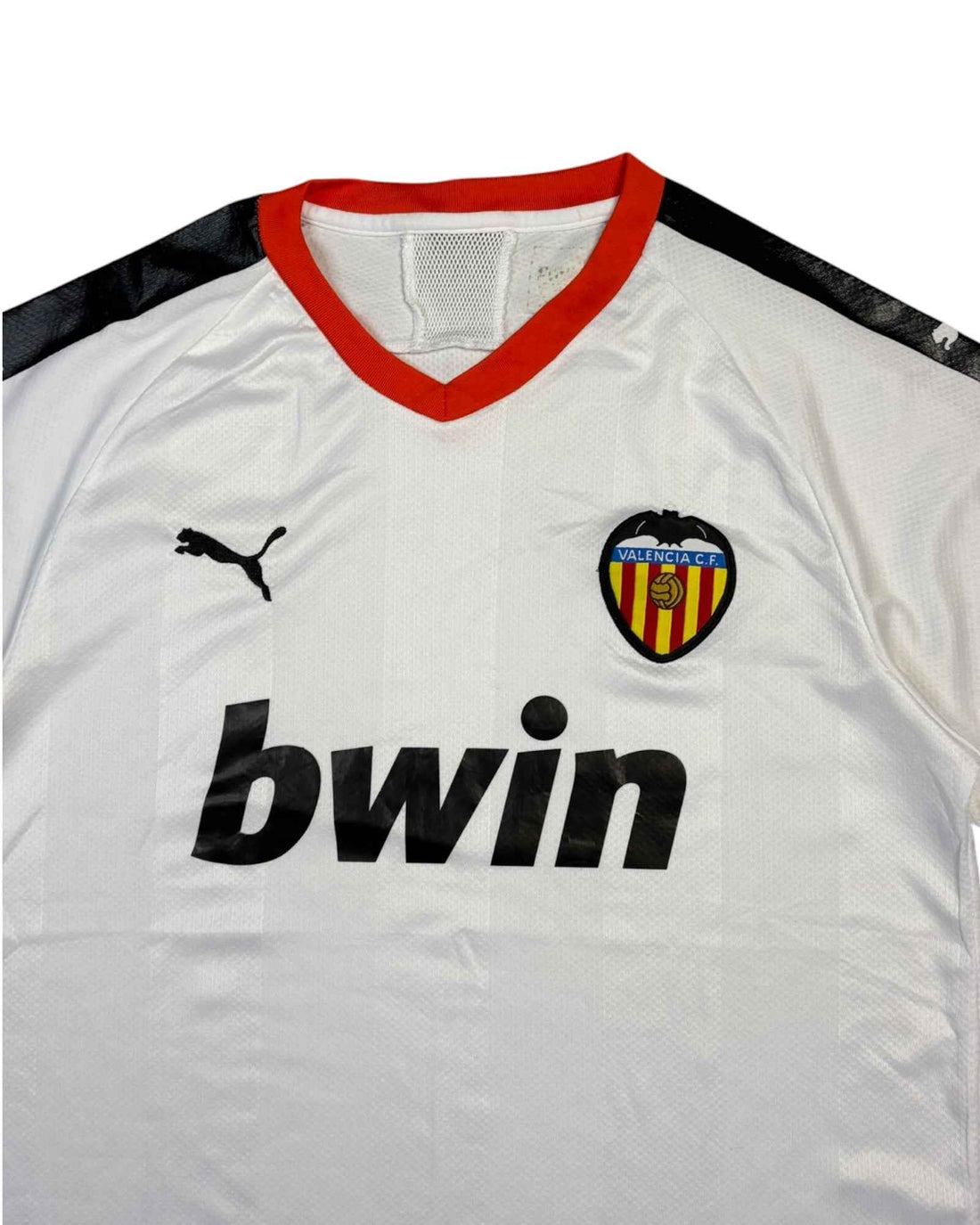 Vintage Puma x Valencia CF Football Jersey | White | Size M