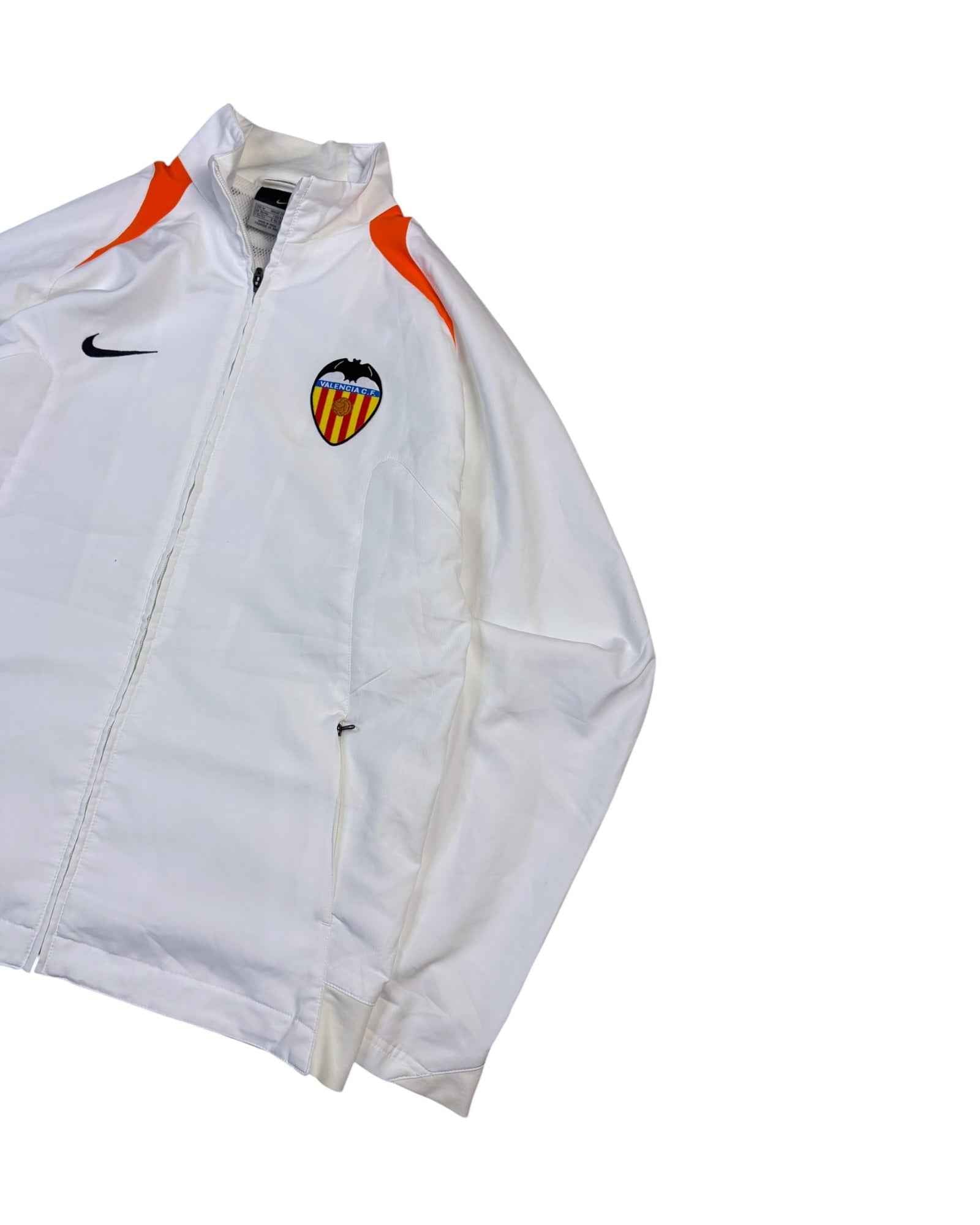 Vintage Nike x Valencia CF Track Jacket | White | Size M