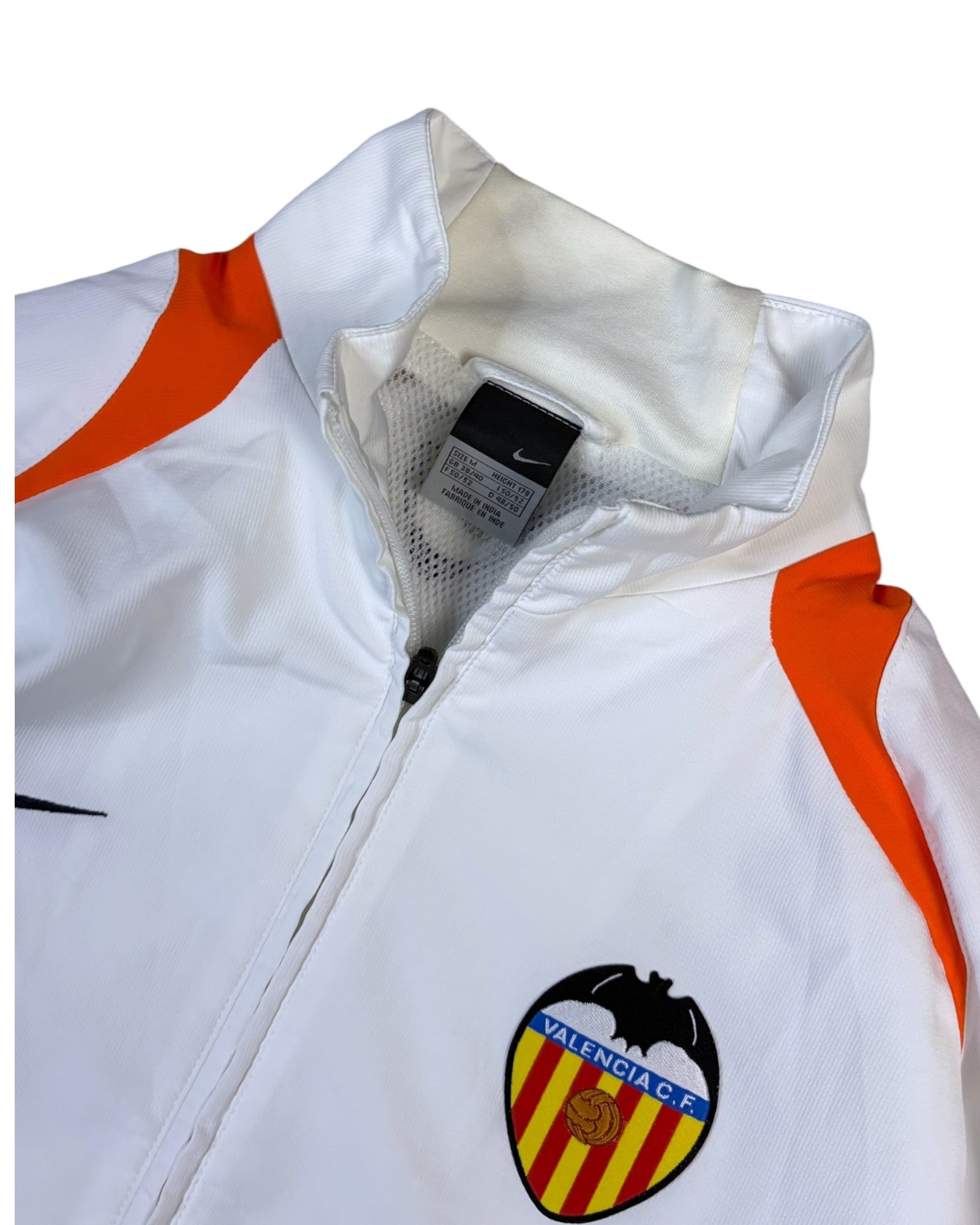 Vintage Nike x Valencia CF Track Jacket | White | Size M