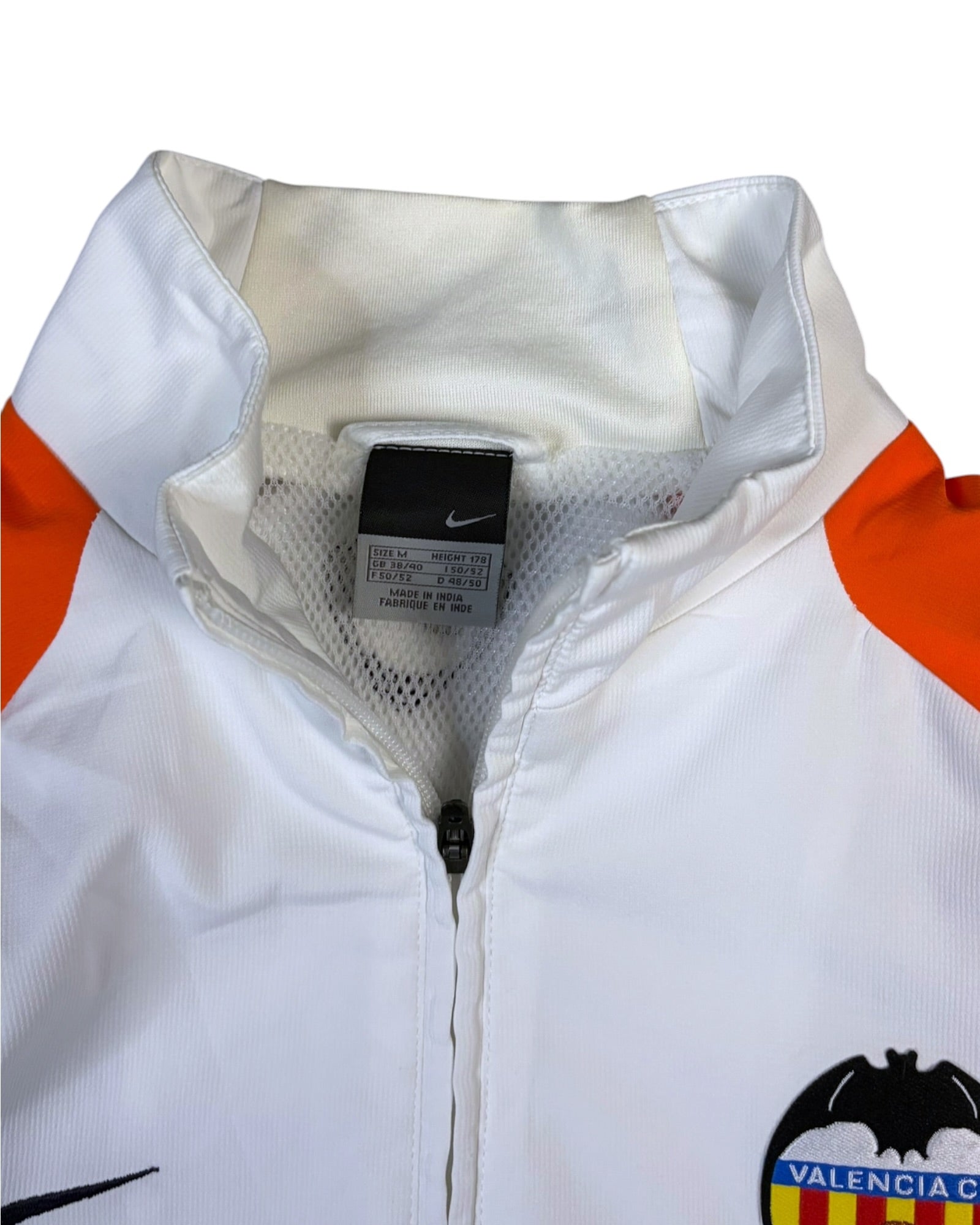 Vintage Nike x Valencia CF Track Jacket | White | Size M