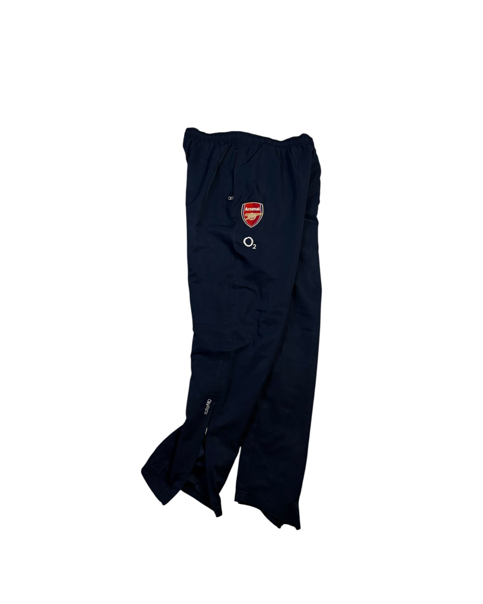 Vintage 90s Nike x Arsenal Total 90 Track Pants | Navy Blue | Size M