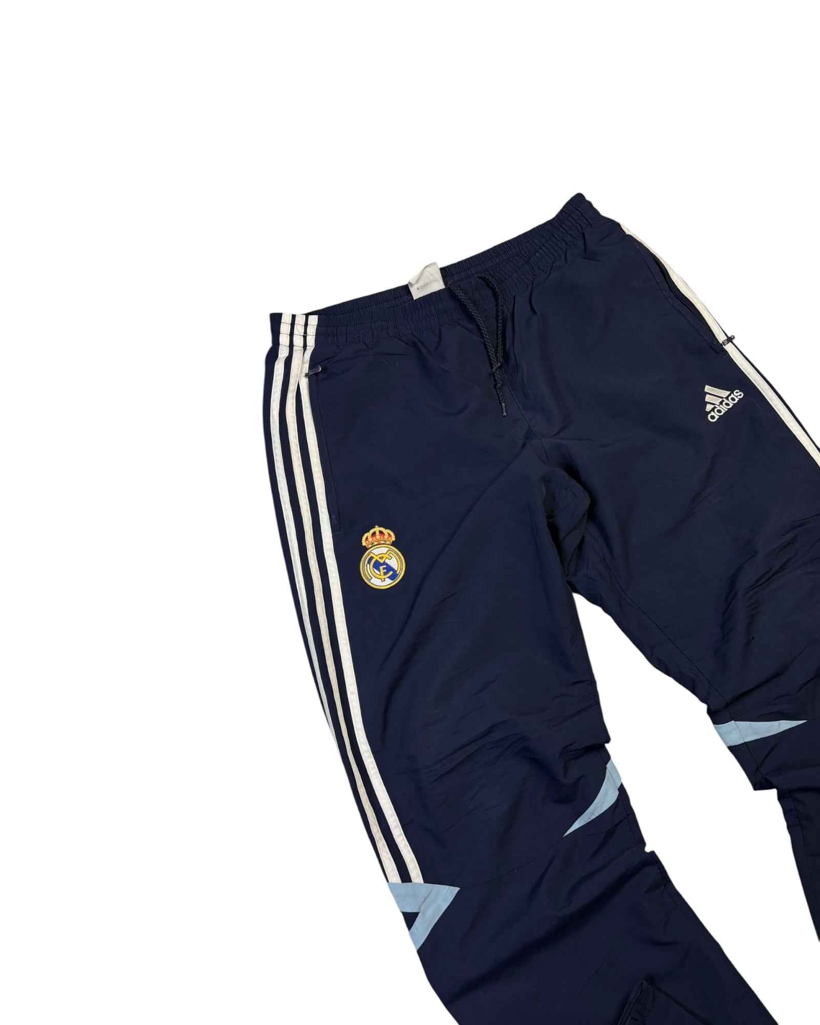 Vintage 2000s Adidas x Real Madrid Sweatpants | Navy Blue | Size M