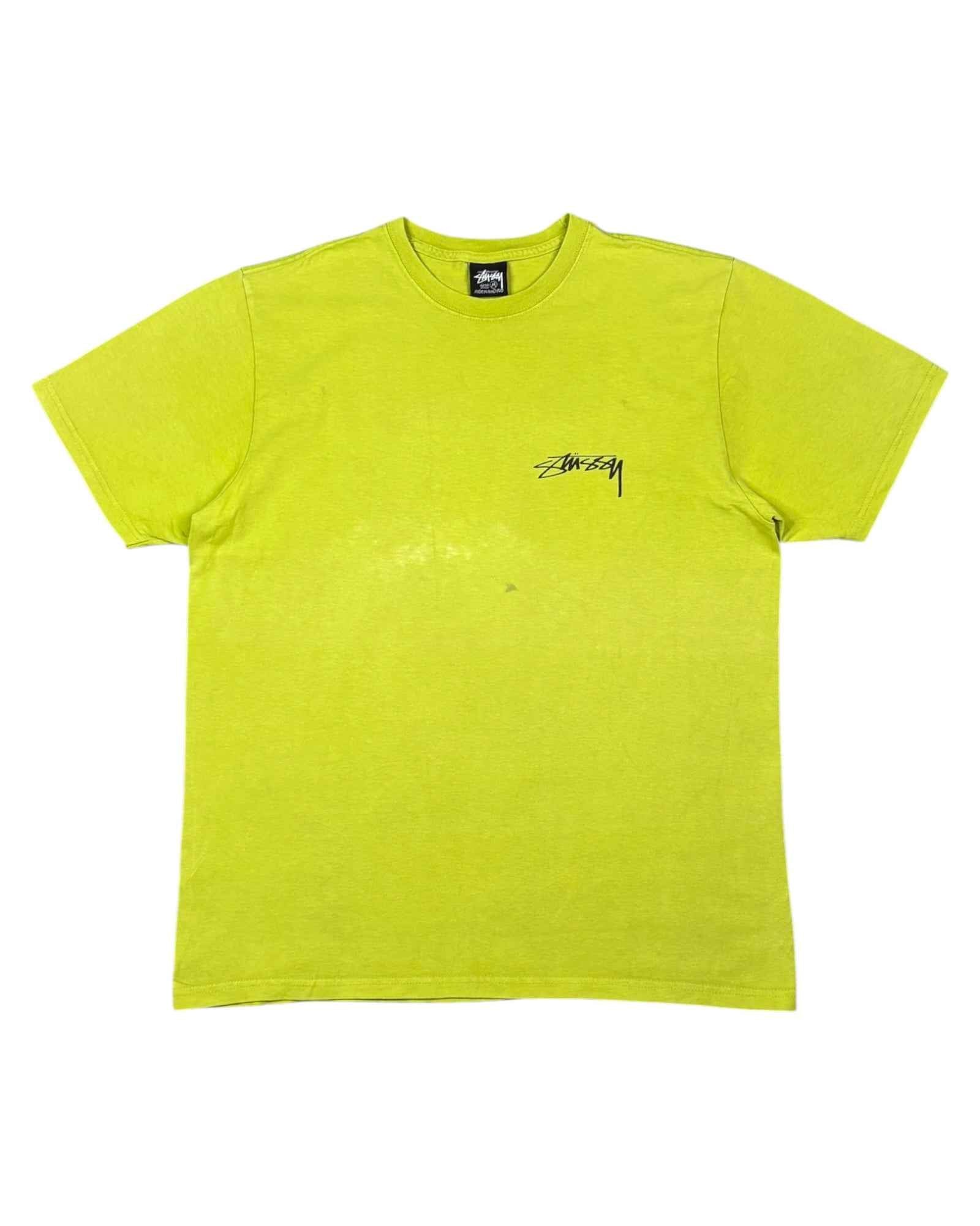 Vintage Stussy Aliens Tee | Green | Size M | Grade B