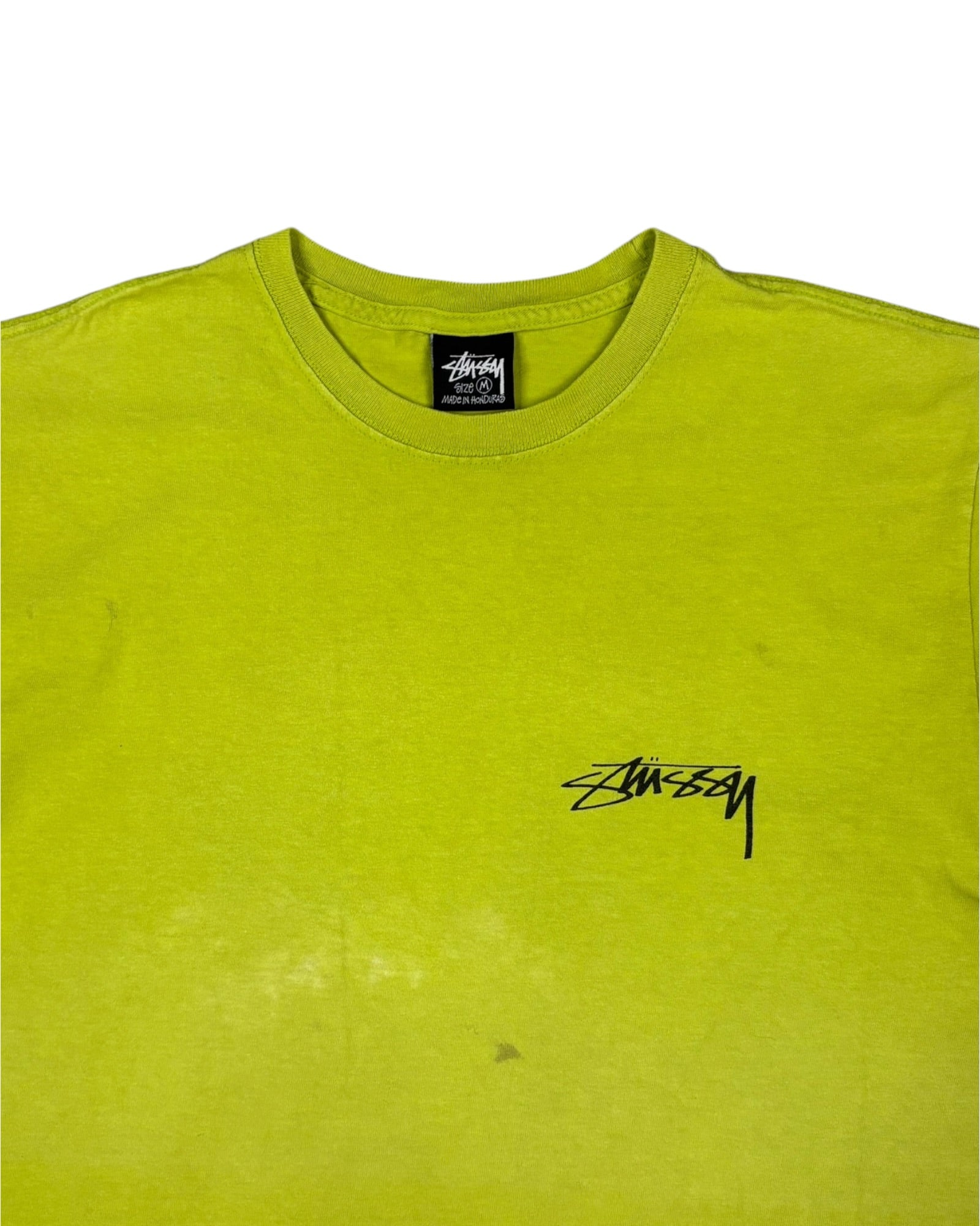 Vintage Stussy Aliens Tee | Green | Size M | Grade B