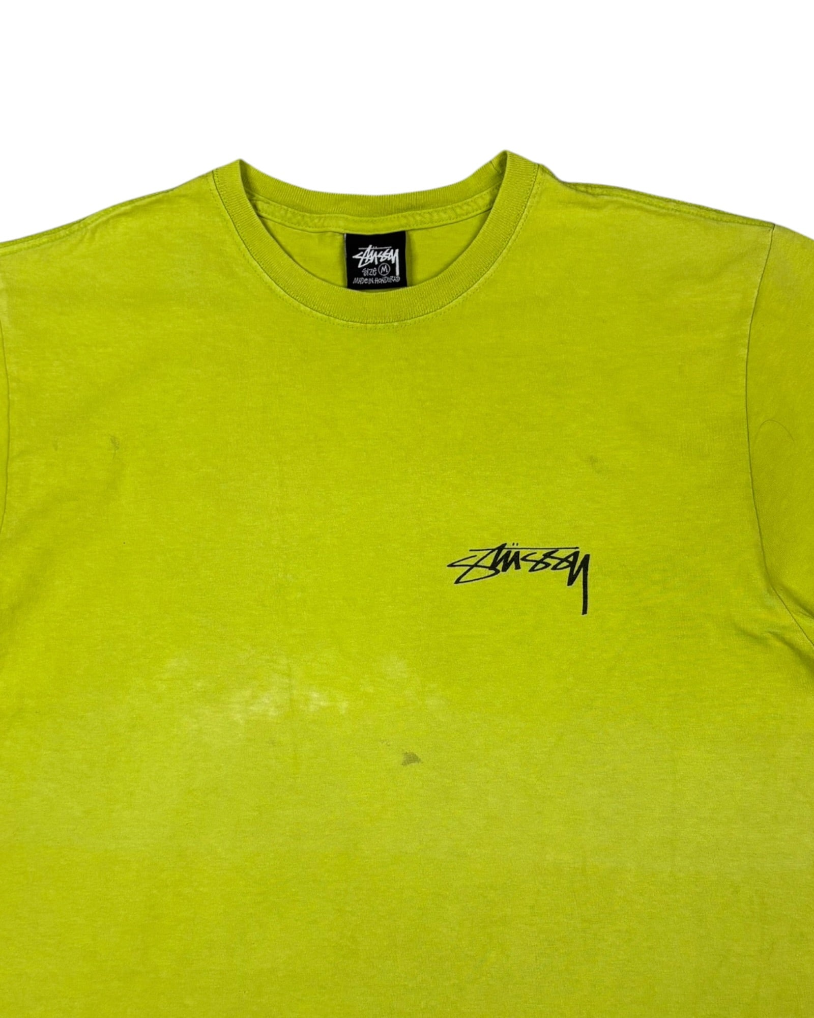 Vintage Stussy Aliens Tee | Green | Size M | Grade B