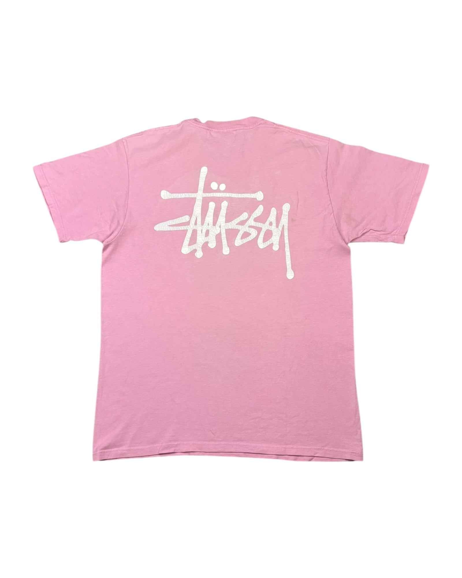 Vintage Stussy Tee | Baby Pink | Size M