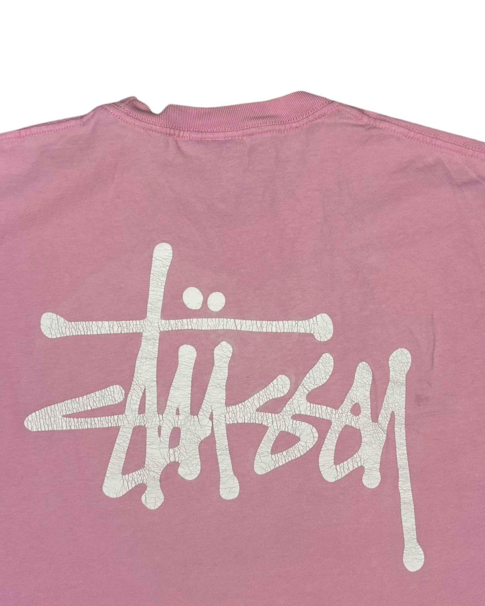 Vintage Stussy Tee | Baby Pink | Size M