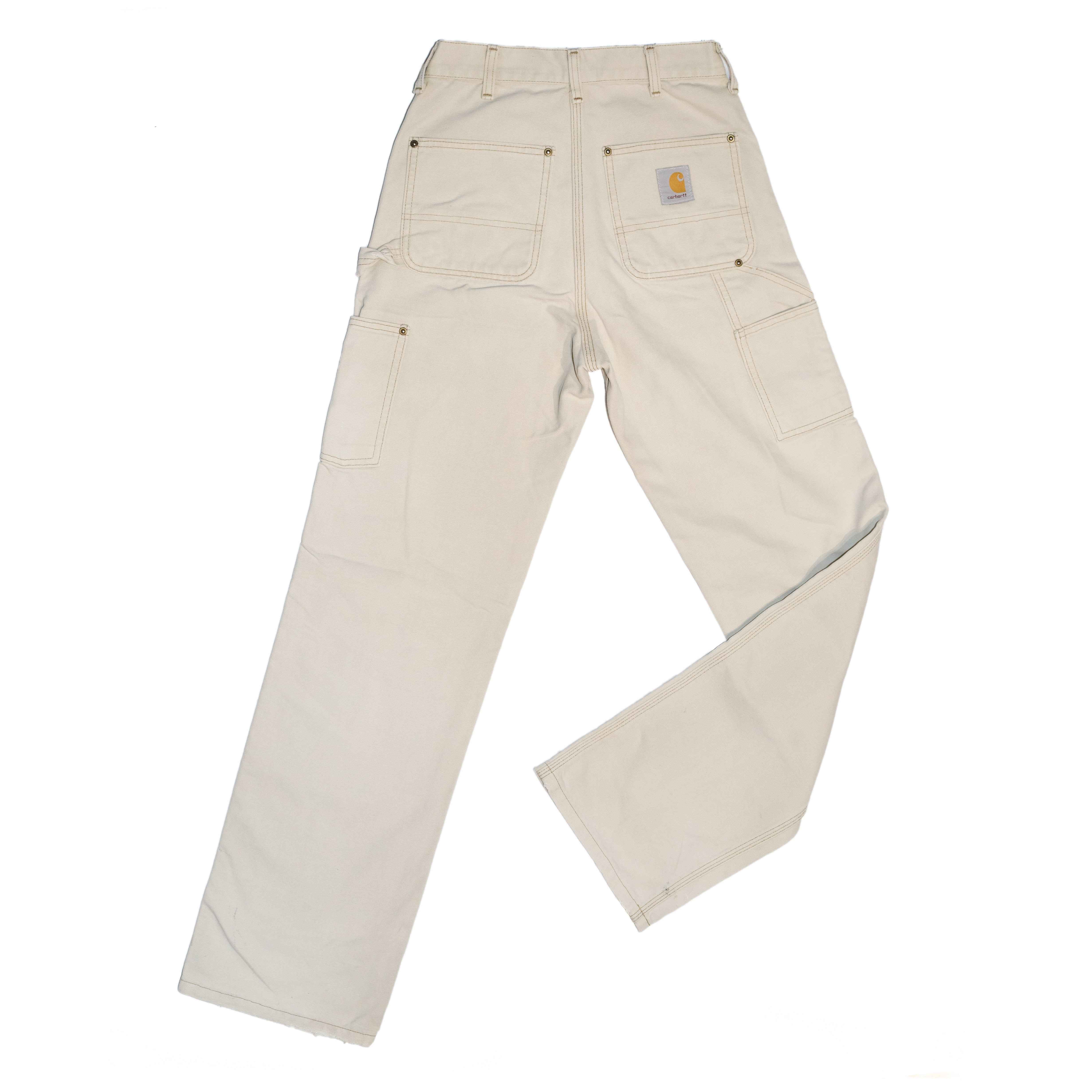 Vintage Carhartt Workpants Cream (W29 L30) - Gods Thrift Athens