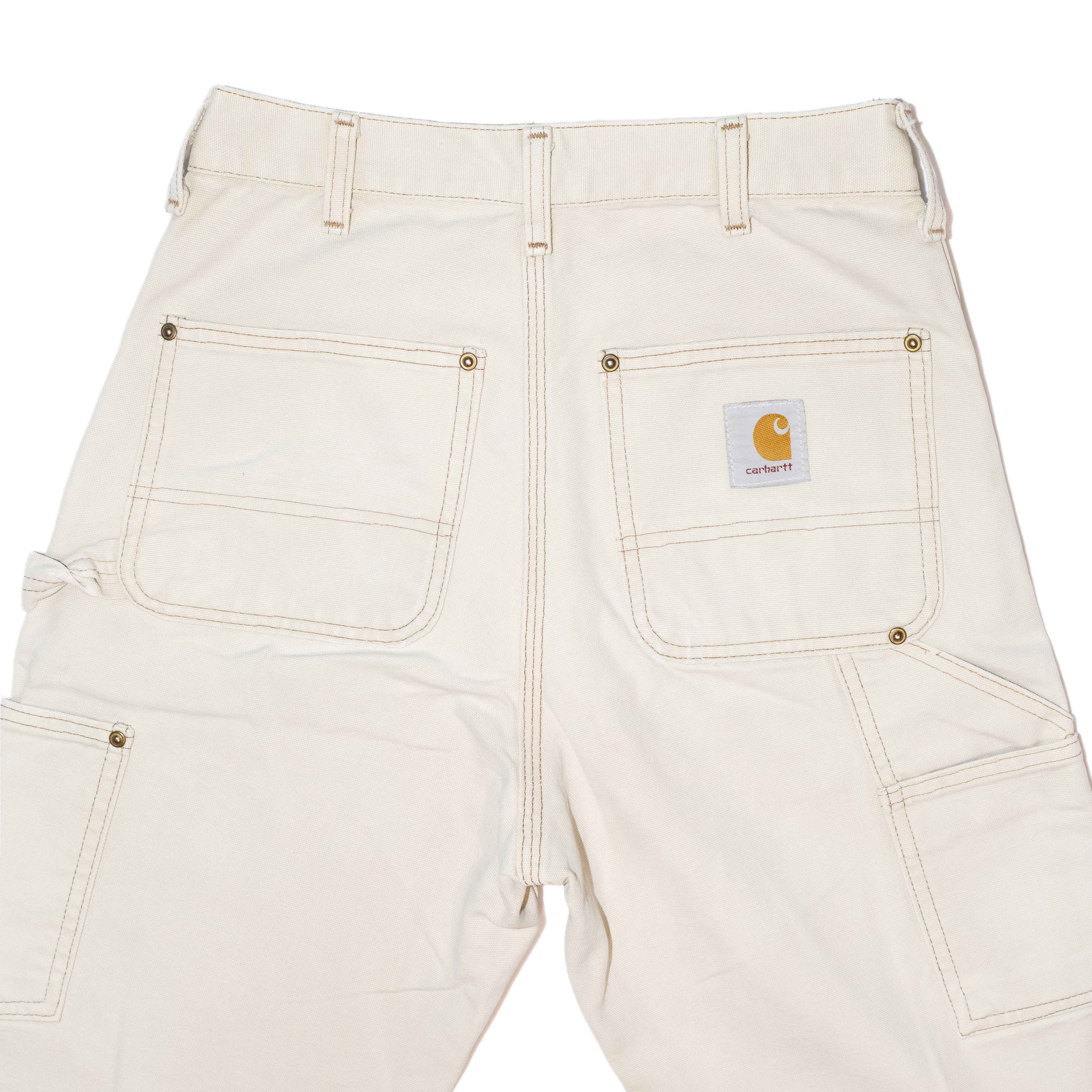 Vintage Carhartt Workpants Cream (W29 L30) - Gods Thrift Athens