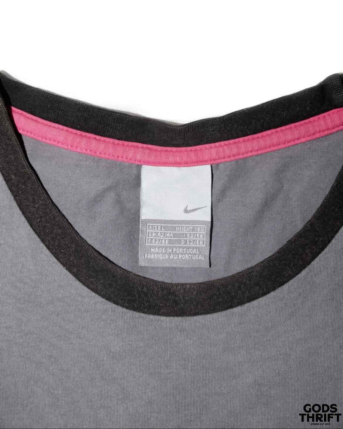 Nike Dunks T-shirt Grey (L) - Gods Thrift Athens