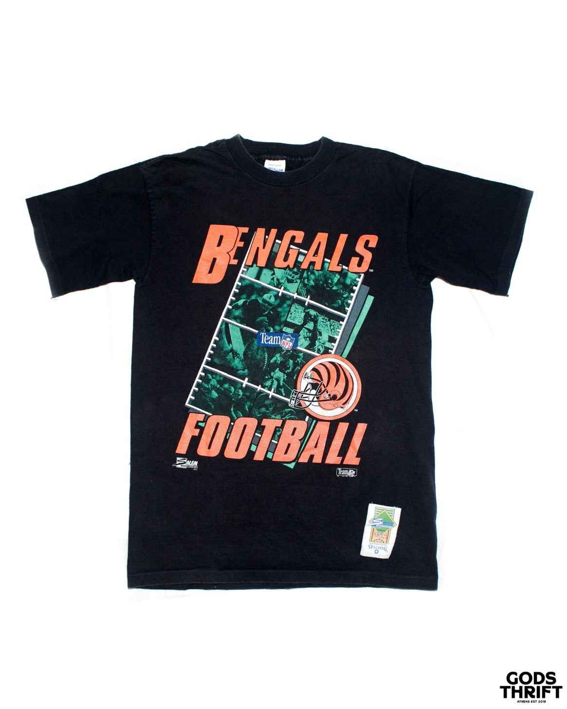 Cincinnati Bengals Tee Black (M) - Gods Thrift Athens
