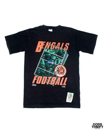 Cincinnati Bengals Tee Black (M) - Gods Thrift Athens