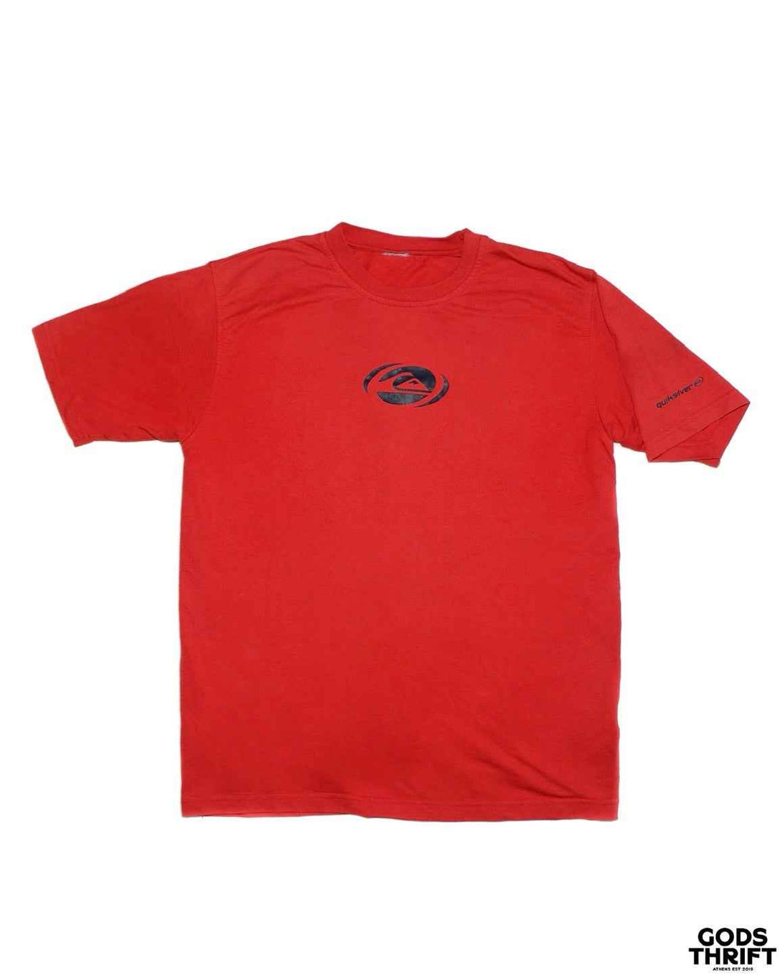 Quiksilver 90s T-shirt Red (L) - Gods Thrift Athens