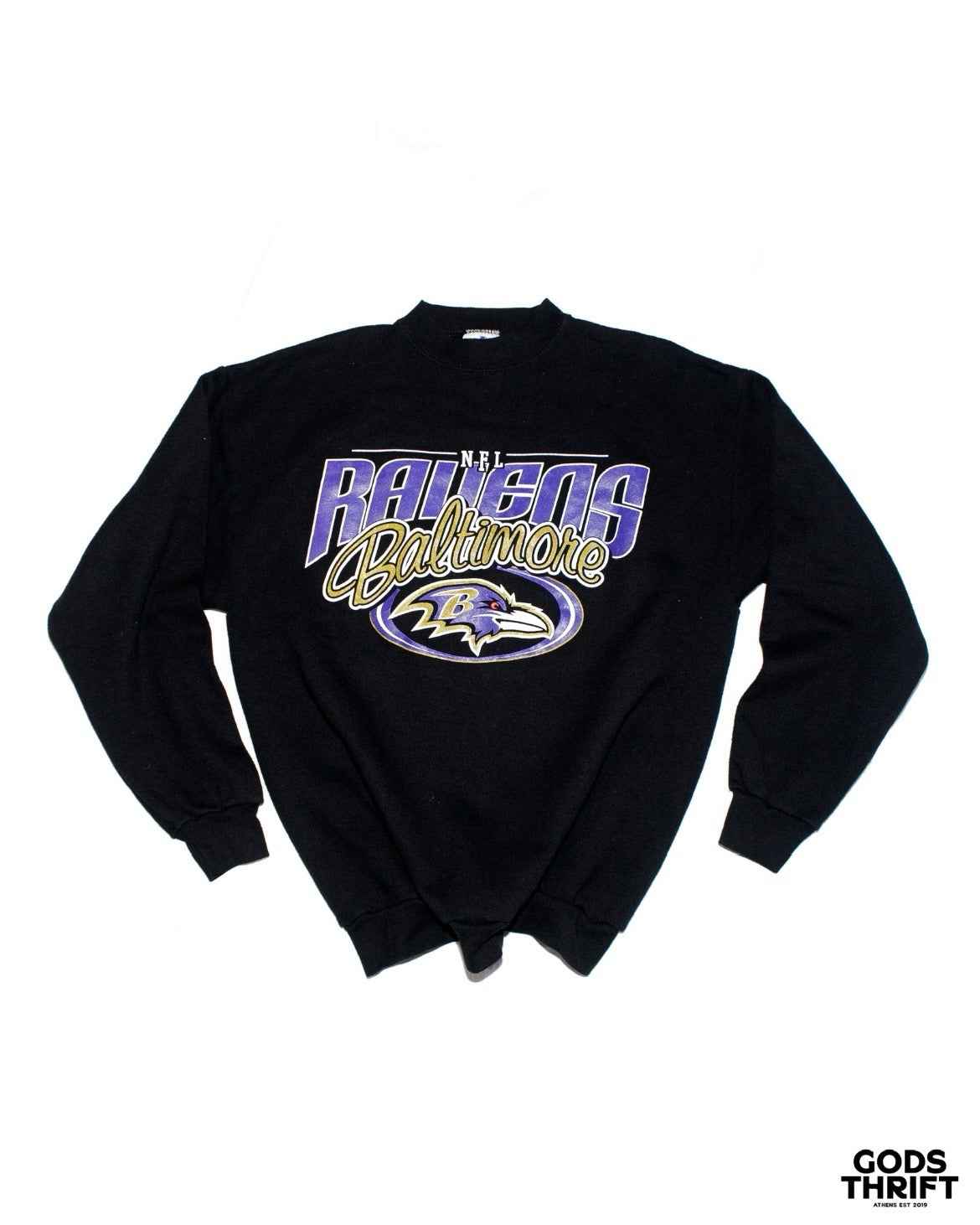 Baltimore Ravens Crewneck (M) - Gods Thrift Athens