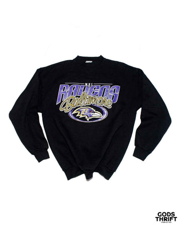 Baltimore Ravens Crewneck (M) - Gods Thrift Athens