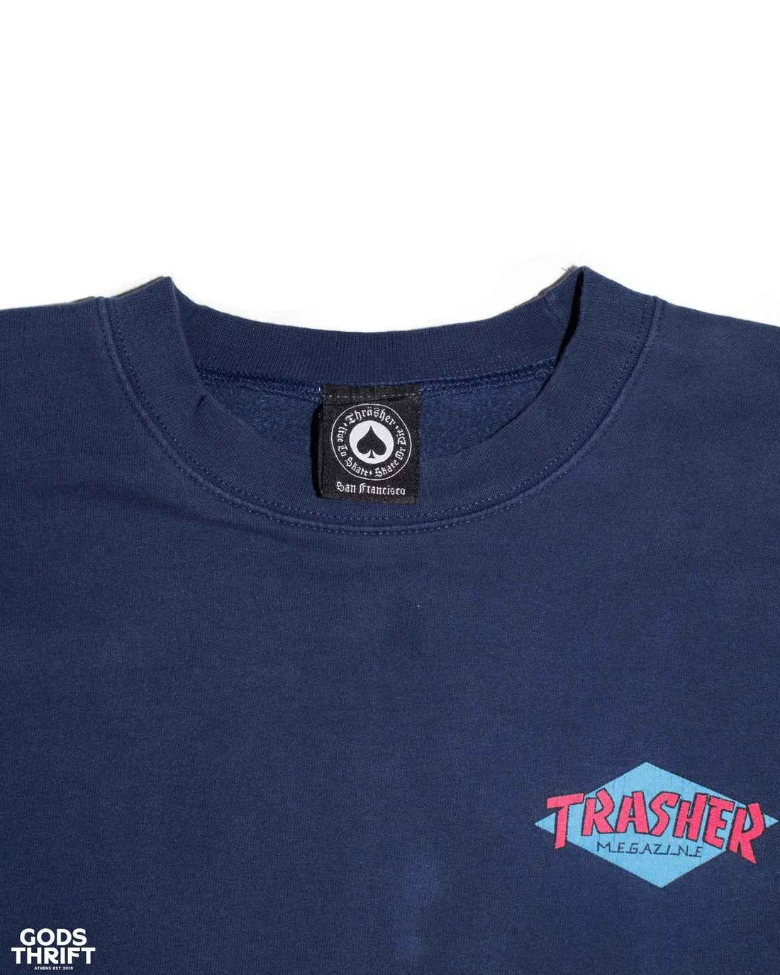 Thrasher X Patta Crewneck (M) - Gods Thrift Athens