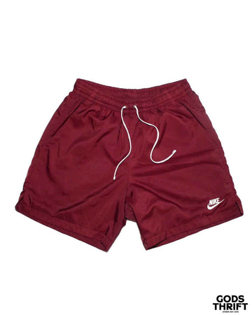 Nike swim shorts burgundy (S) - Gods Thrift Athens