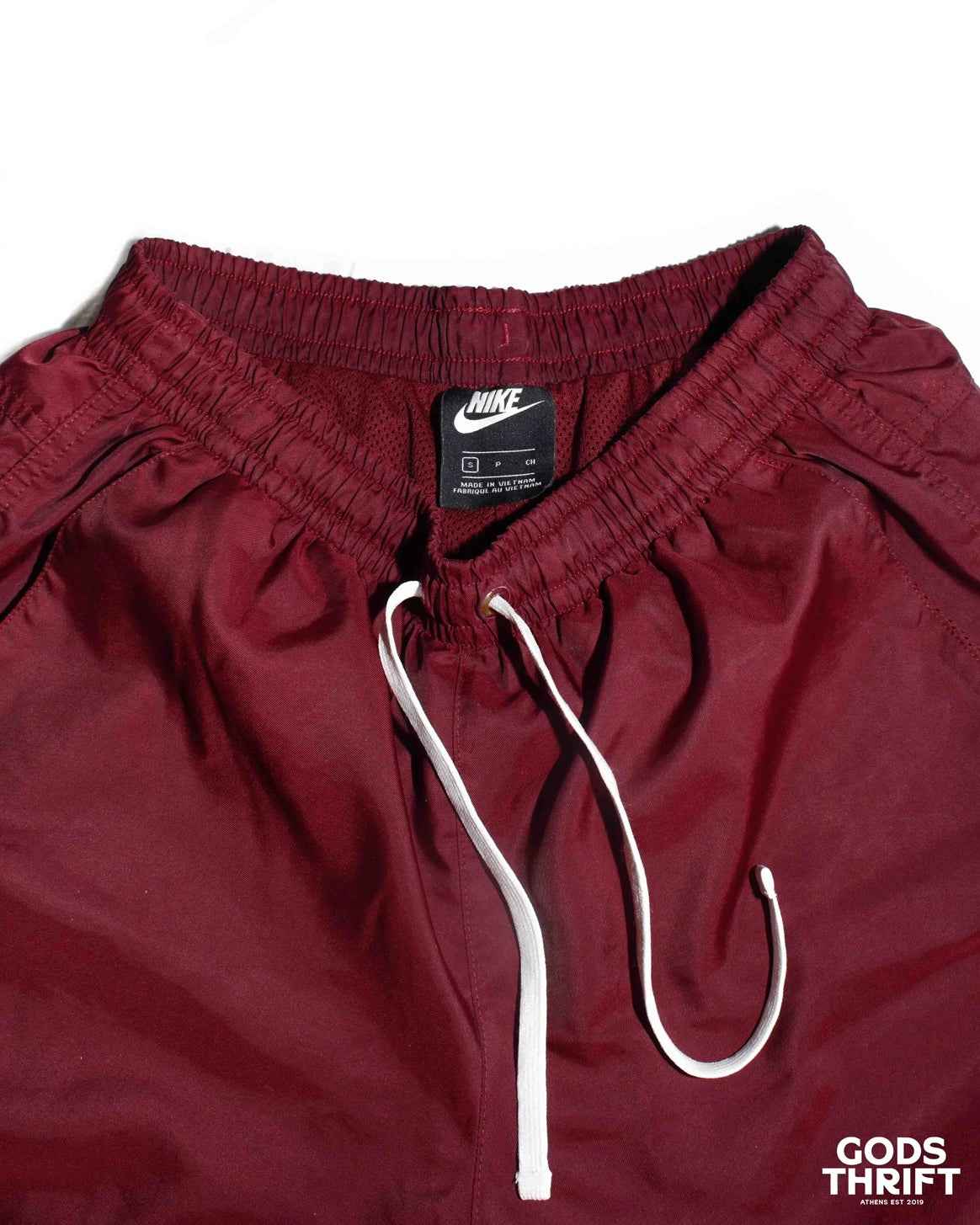Nike swim shorts burgundy (S) - Gods Thrift Athens