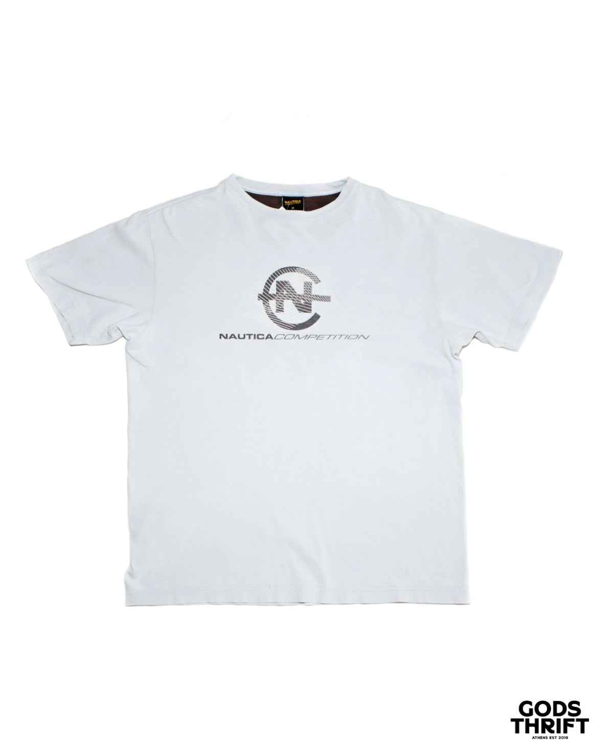 Nautica Competition T-shirt blue (M) - Gods Thrift Athens