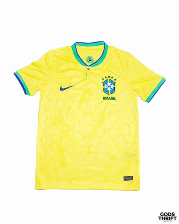 Nike Brazil Jersey tee (S) - Gods Thrift Athens