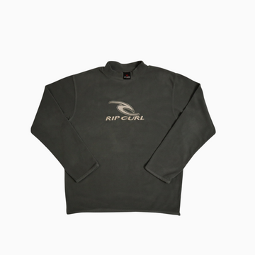 Vintage Rip Curl Fleece Crewneck | Grey | Size S — Fits M