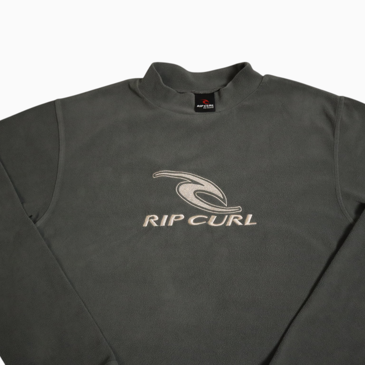 Vintage Rip Curl Fleece Crewneck | Grey | Size S — Fits M
