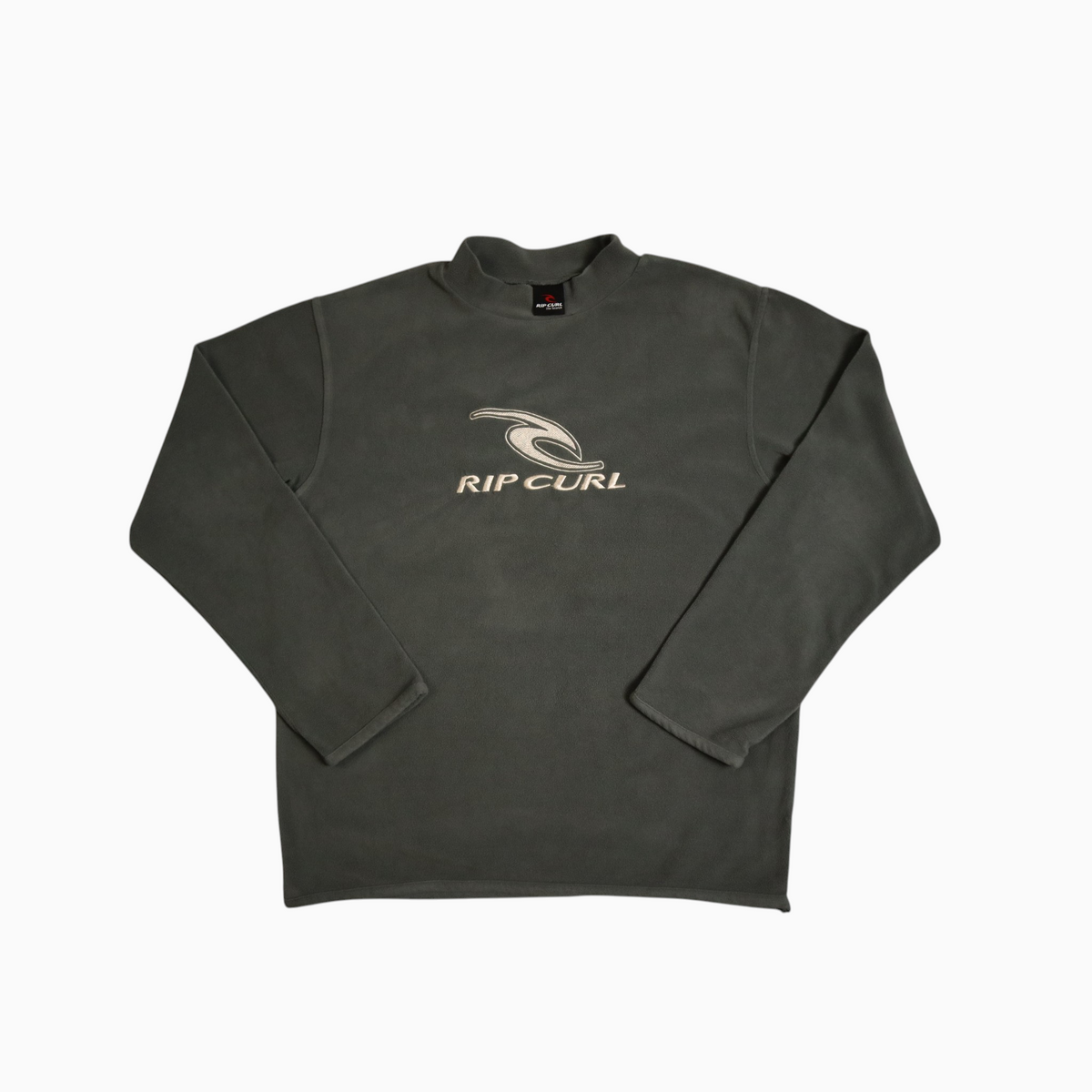 Vintage Rip Curl Fleece Crewneck | Grey | Size S — Fits M