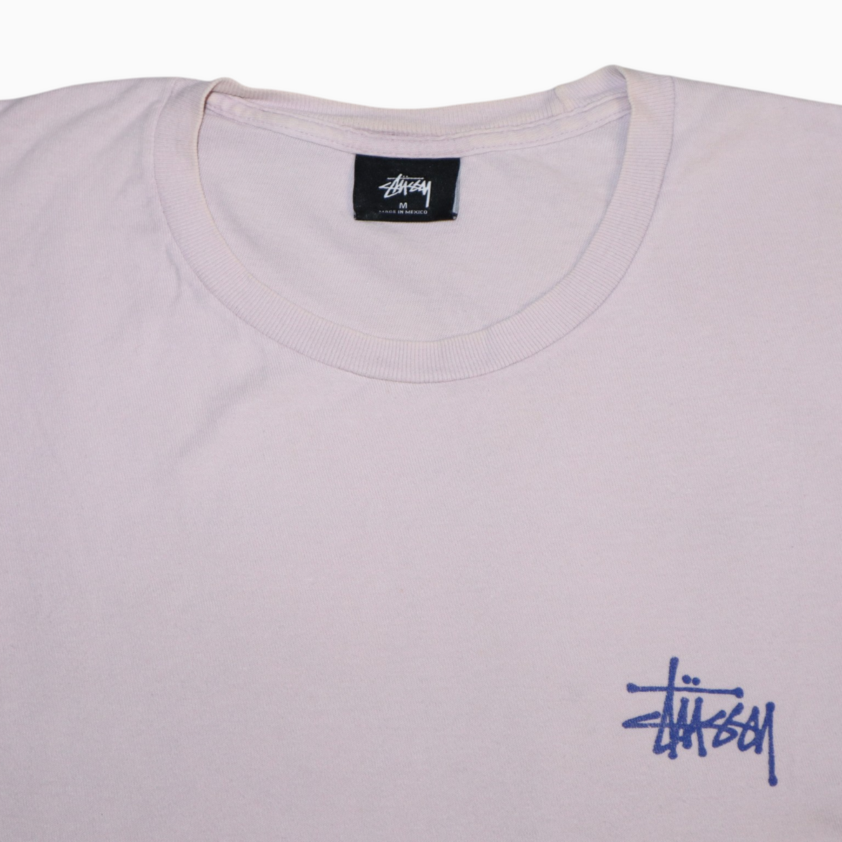 Stussy Basic Logo Tee | Baby Pink | Size M