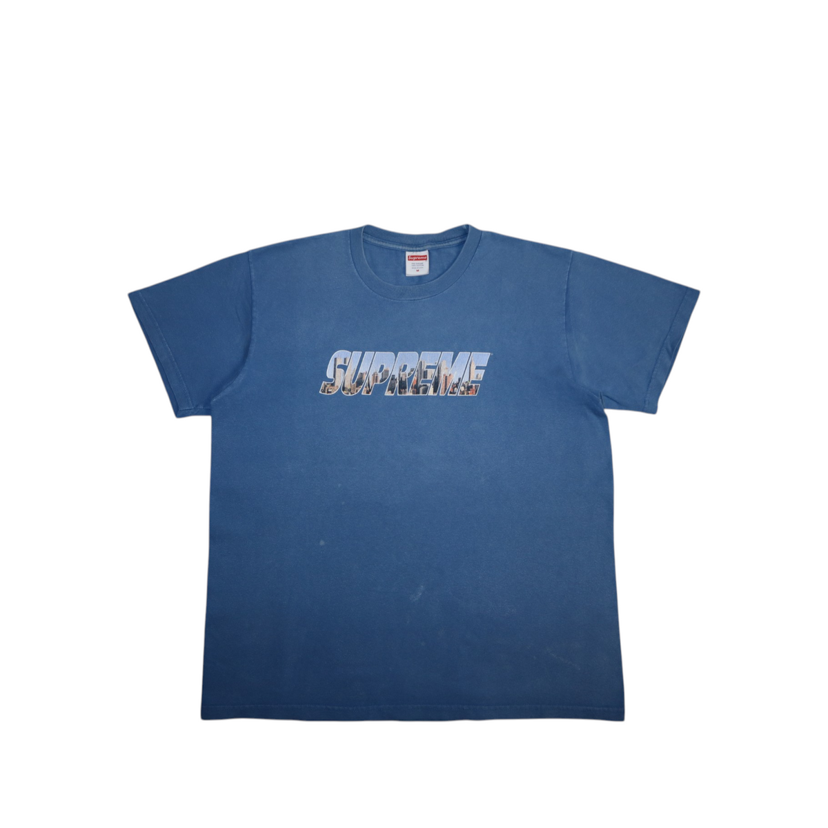 Supreme Gotham Tee FW23 | Faded Blue | Size M | Made in USA