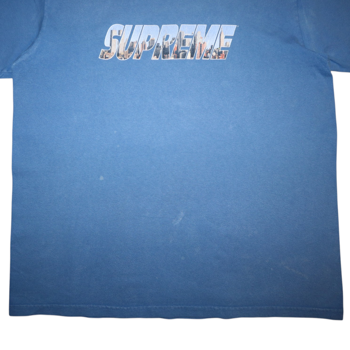 Supreme Gotham Tee FW23 | Faded Blue | Size M | Made in USA