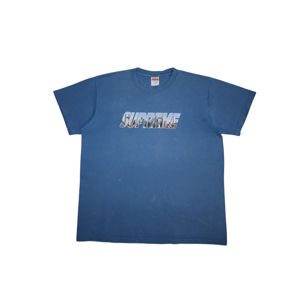 Supreme Gotham Tee FW23 | Faded Blue | Size M | Made in USA