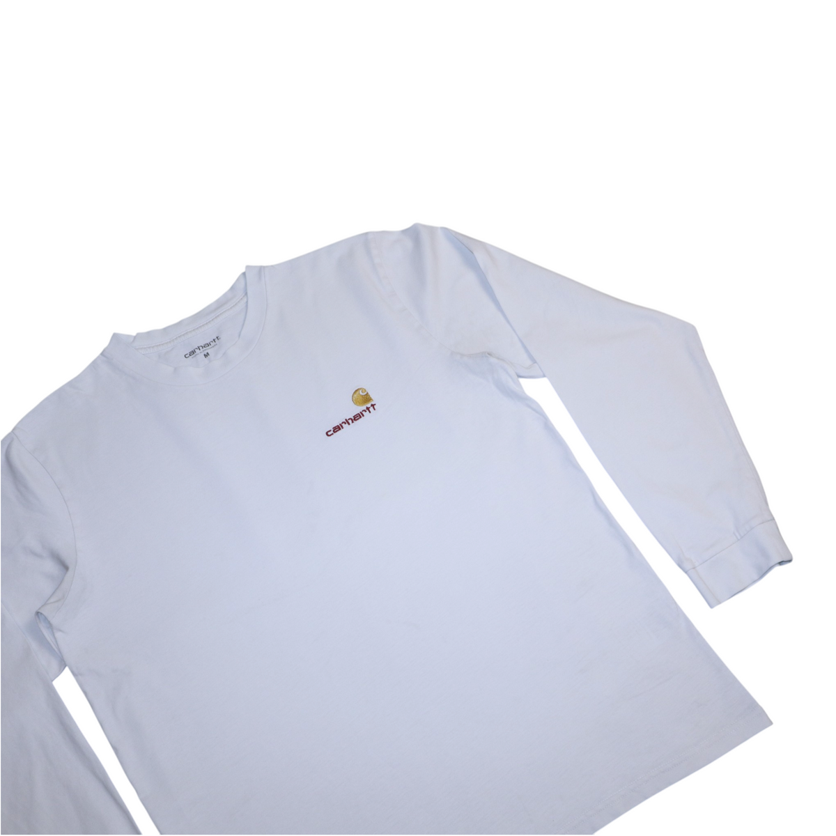 Vintage Carhartt Long Sleeve Tee | White | Size M