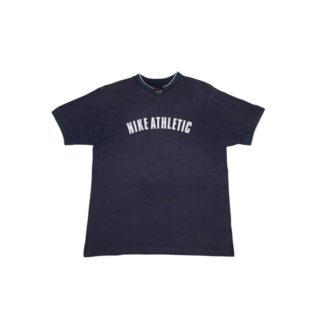 Vintage Nike Athletic Tee | Navy Blue | Size M | Made in Greece