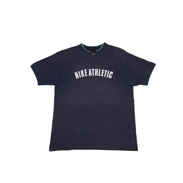 Vintage Nike Athletic Tee | Navy Blue | Size M | Made in Greece