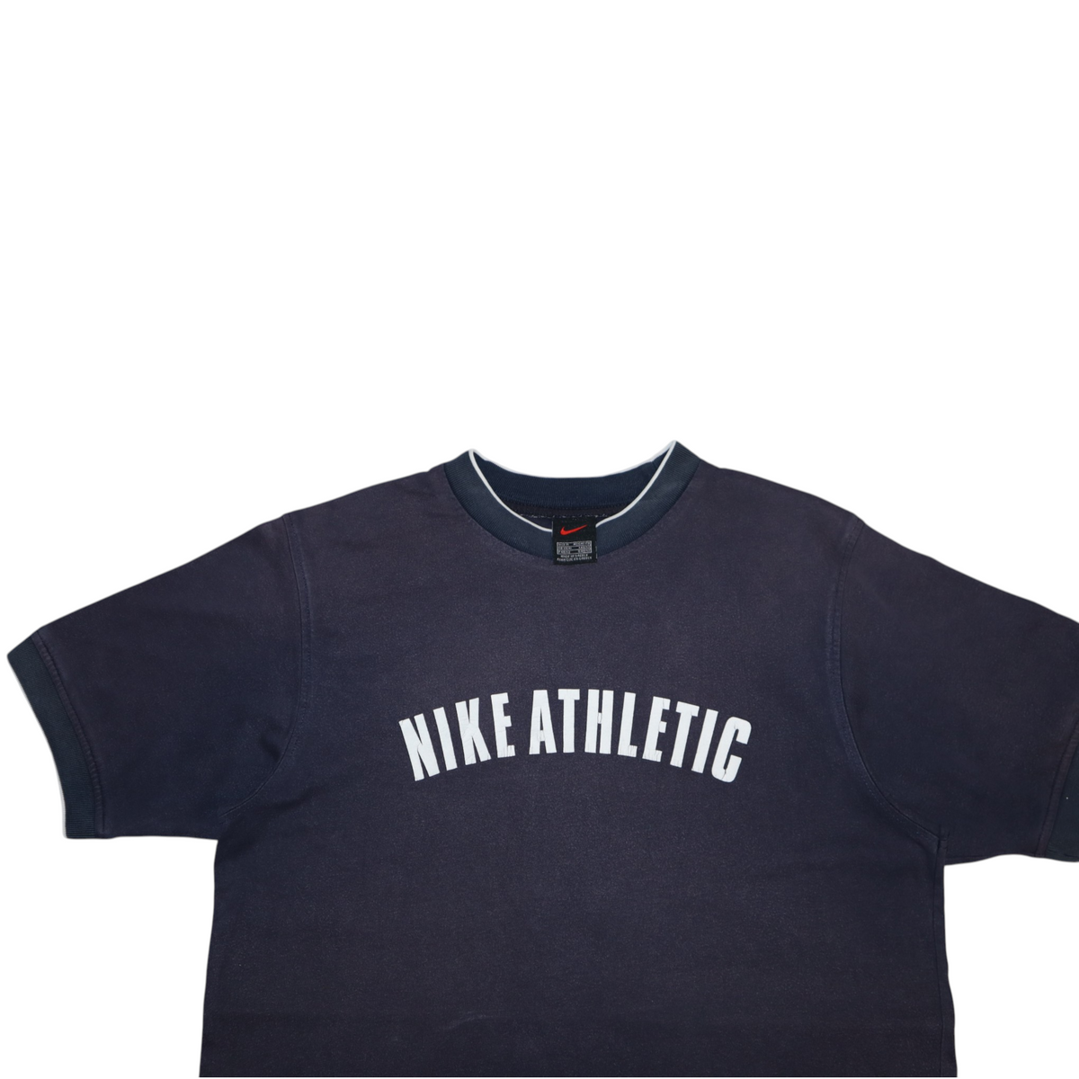 Vintage Nike Athletic Tee | Navy Blue | Size M | Made in Greece