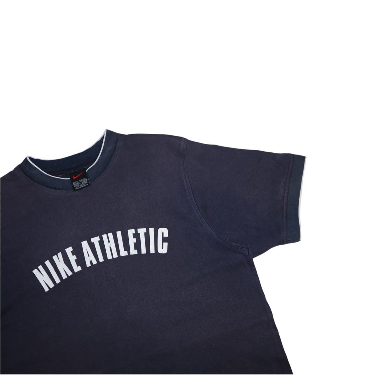 Vintage Nike Athletic Tee | Navy Blue | Size M | Made in Greece