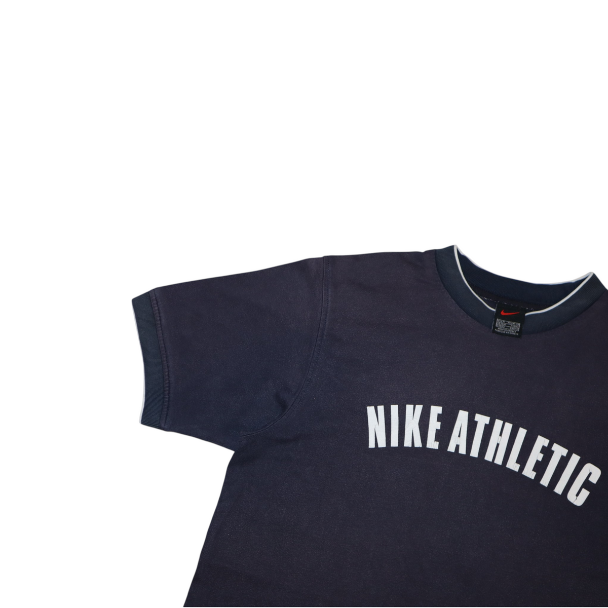 Vintage Nike Athletic Tee | Navy Blue | Size M | Made in Greece