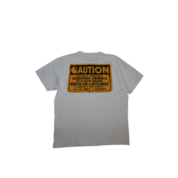 Vintage Carhartt Dangerous Wildlife Tee | White | Size S