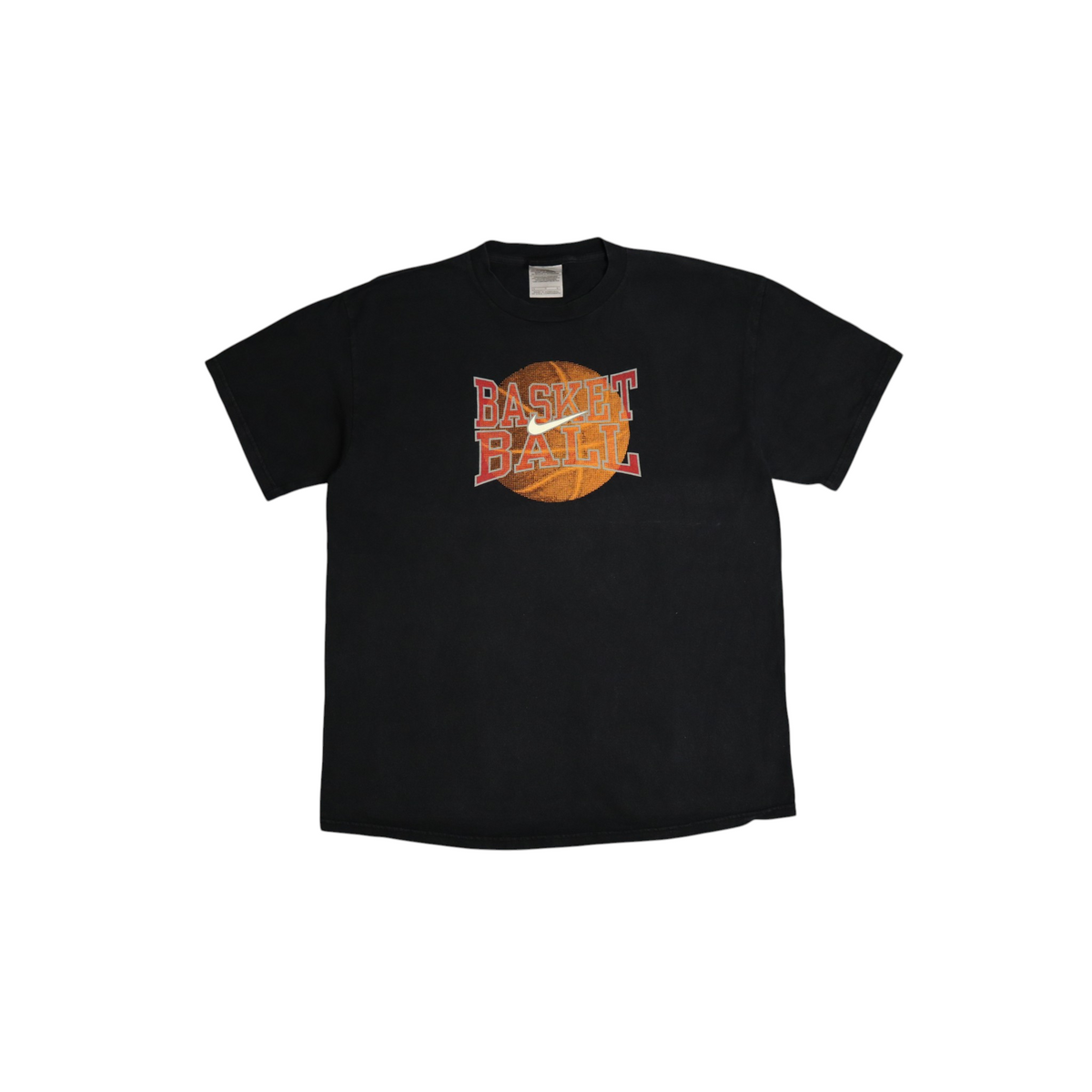 Vintage Nike Basketball Tee | Black | Size L | Silver Tag