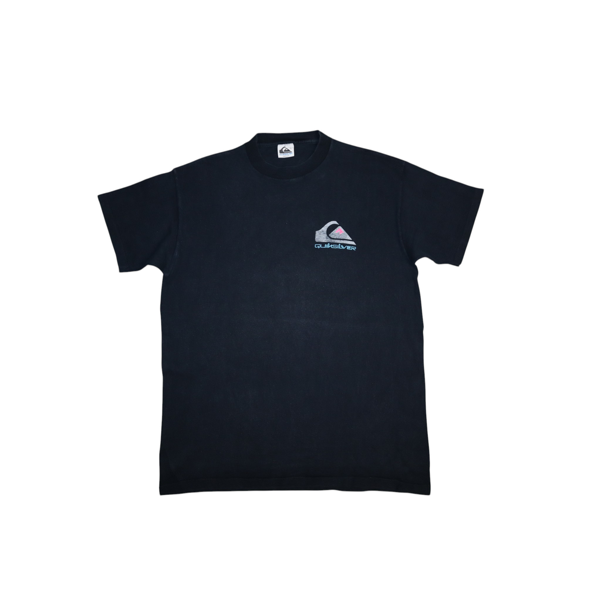 Vintage 90s Quiksilver Tee | Black | Size L | Made in USA