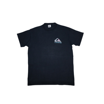 Vintage 90s Quiksilver Tee | Black | Size L | Made in USA