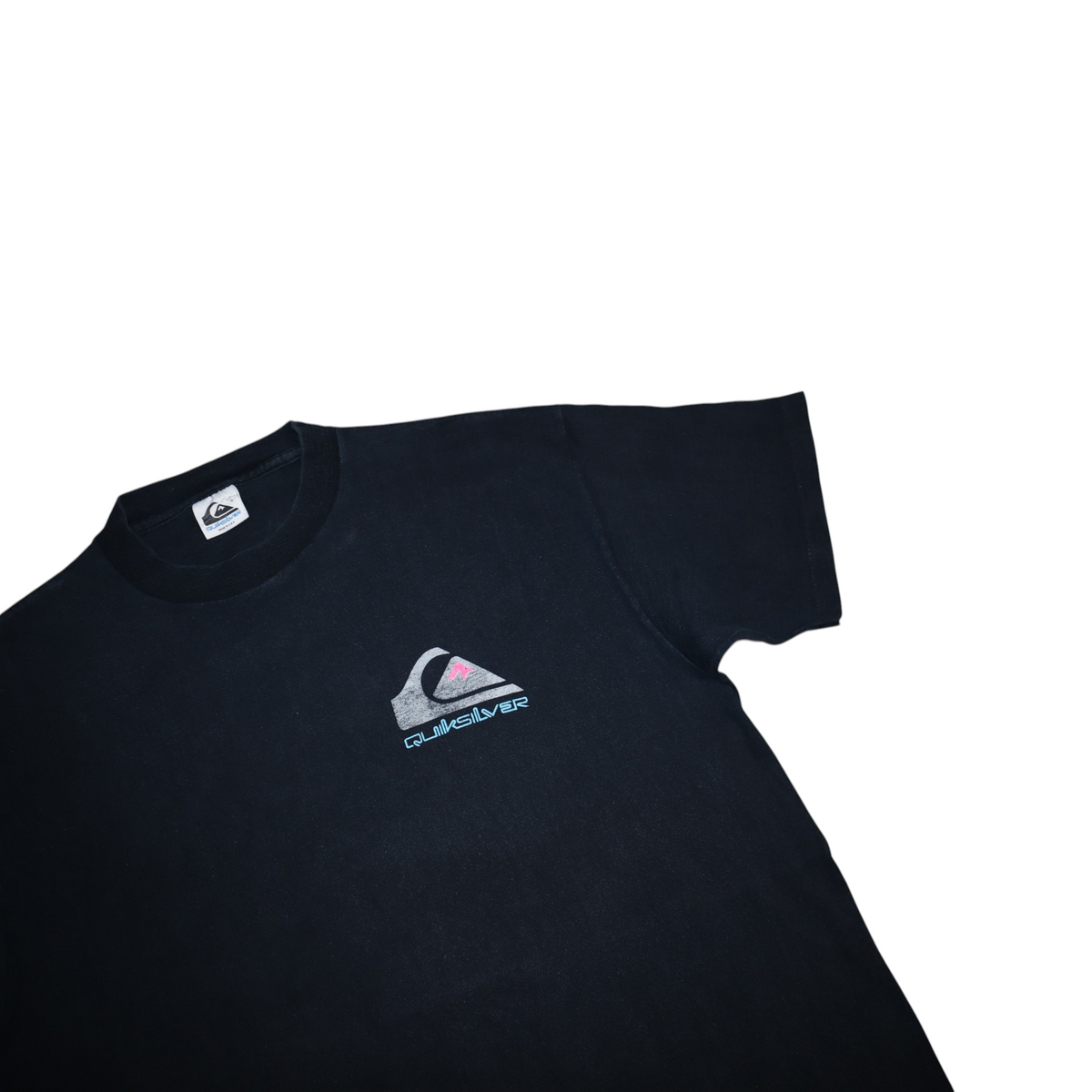Vintage 90s Quiksilver Tee | Black | Size L | Made in USA