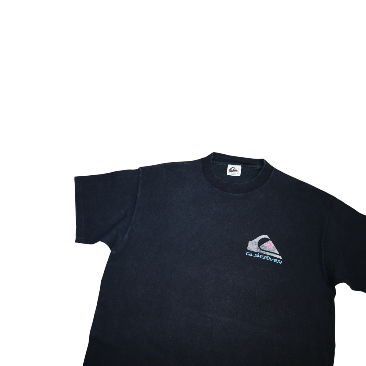 Vintage 90s Quiksilver Tee | Black | Size L | Made in USA