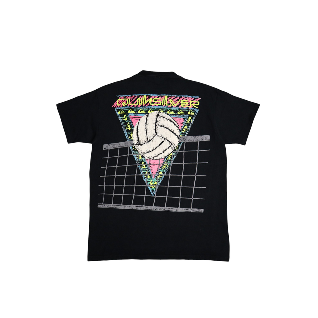 Vintage 90s Quiksilver Tee | Black | Size L | Made in USA