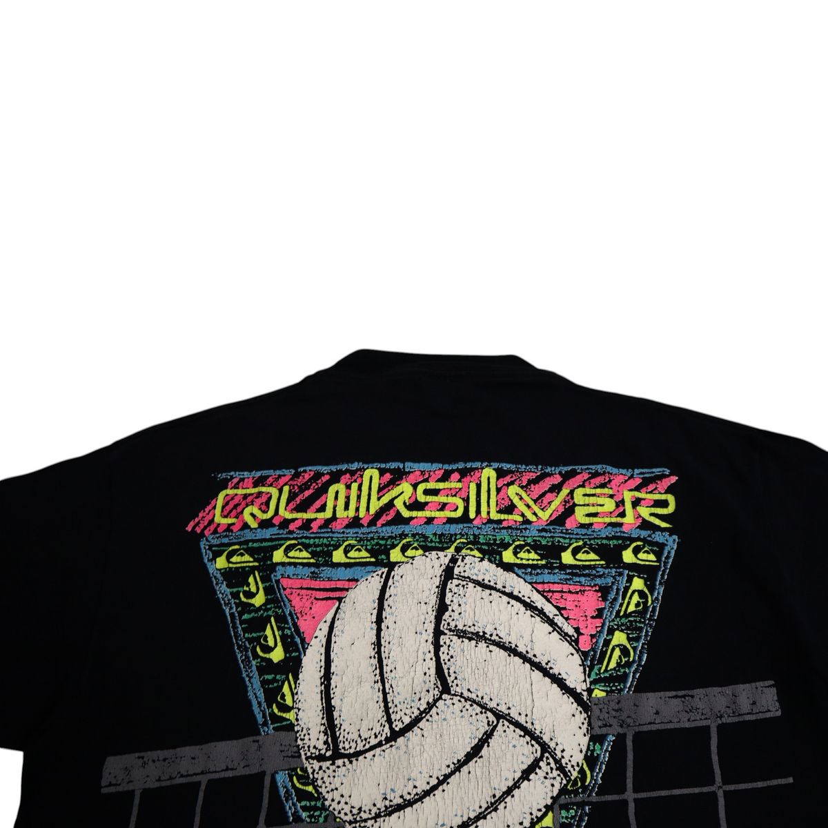 Vintage 90s Quiksilver Tee | Black | Size L | Made in USA