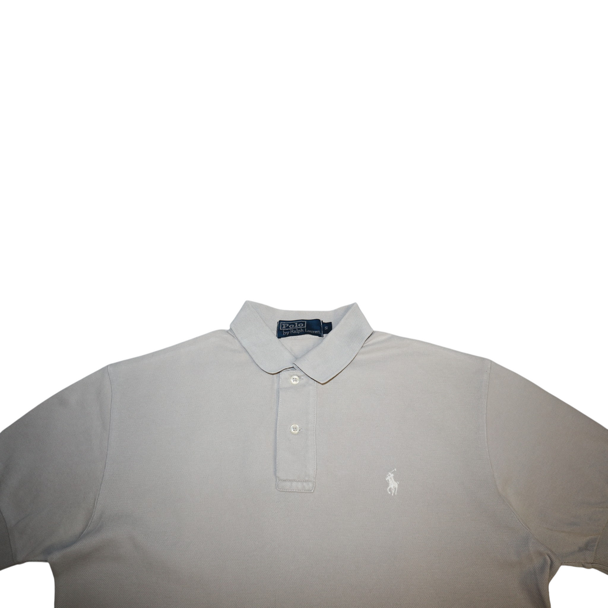 Vintage Polo Ralph Lauren Tee | Light Grey | Size S — Fits M