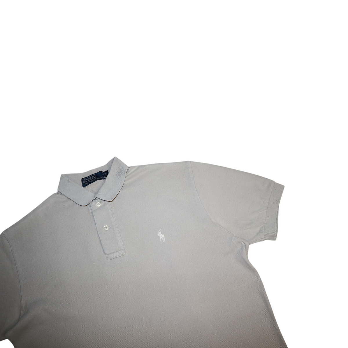 Vintage Polo Ralph Lauren Tee | Light Grey | Size S — Fits M