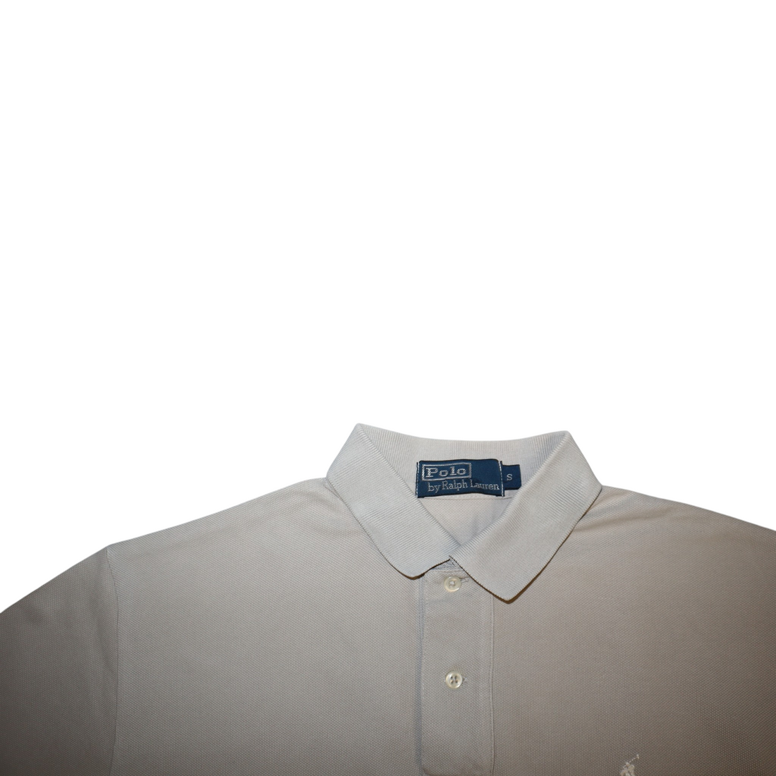 Vintage Polo Ralph Lauren Tee | Light Grey | Size S — Fits M