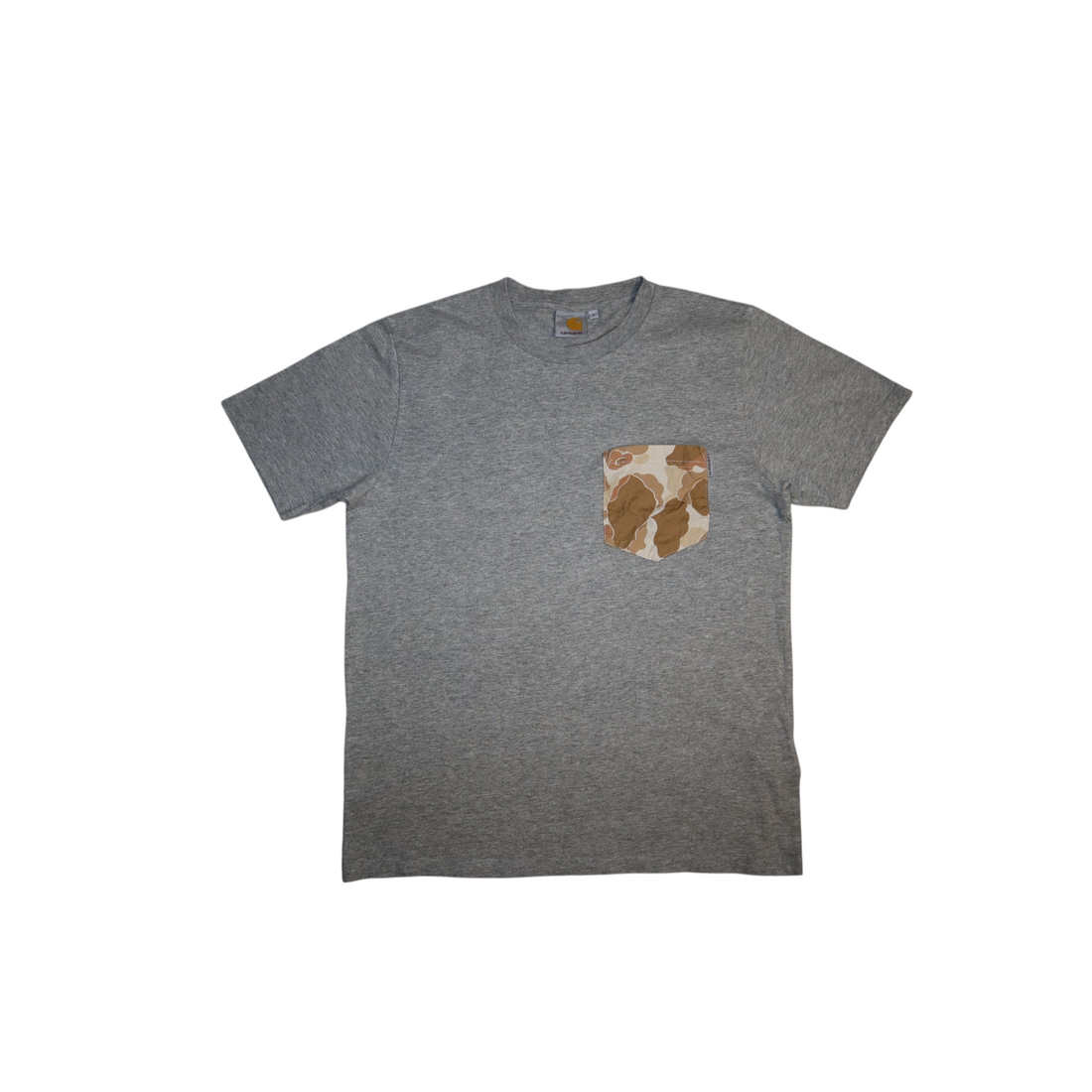 Vintage Carhartt Camo Pocket Tee | Grey | Size S